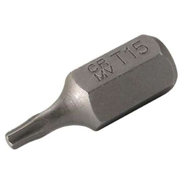 BGS T-Profil Bit ohne Bohrung, 30 mm lang, T15, 10 (3/8)