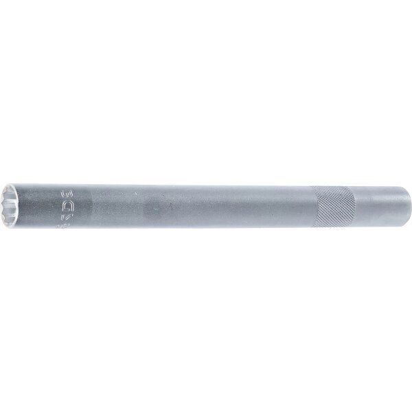 BGS Zündkerzen-Einsatz Zwölfkant, extra lang | Antrieb Innenvierkant 10 mm (3/8") | SW 18 mm