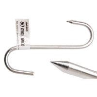 BGS Fleischerhaken, 80 mm, INOX