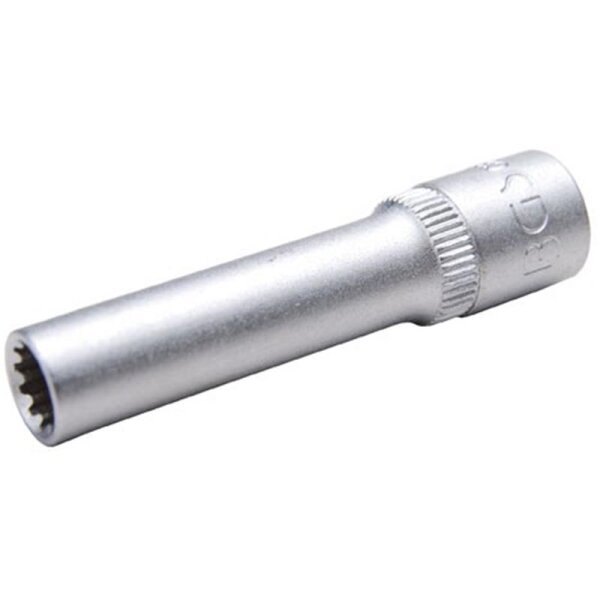 BGS Steckschlüssel-Einsatz "Gear Lock",6,3 (1/4), tief, 7 mm