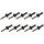 BGS Kunststoffnieten für Satz 8463, 5,0 x 17,2 mm, 10-tlg.