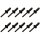 BGS Kunststoffnieten für Satz 8463, 6,6 x 17,2 mm, 10-tlg.