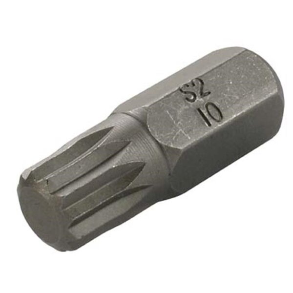 BGS Innenvielzahn-Bit, 30 mm lang, M10, 10 (3/8)