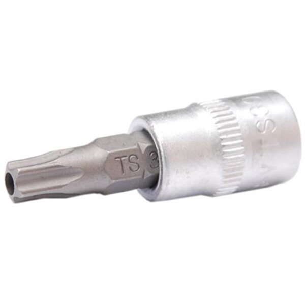 BGS Bit-Einsatz 6,3 (1/4), TS-Profil mit Bohrung, TS15x38 mm