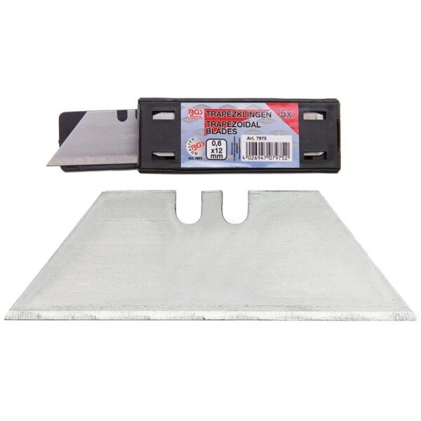 BGS Trapezklingen, 0,6 mmx12 mm, 5er Set