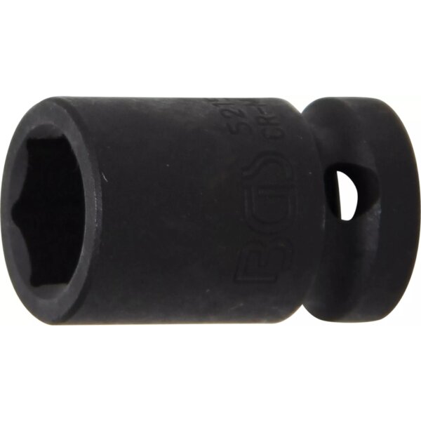 BGS Kraft-Steckschlüssel-Einsatz Sechskant | Antrieb Innenvierkant 12,5 mm (1/2") | SW 15 mm