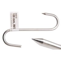 Fleischerhaken, 100 mm, INOX
