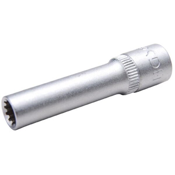 BGS Steckschlüssel-Einsatz "Gear Lock",6,3 (1/4), tief, 6 mm