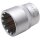 BGS Steckschlüssel-Einsatz "Gear Lock", 10 (3/8), 12 mm