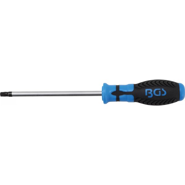 BGS Schraubendreher | T-Profil (für Torx) mit Bohrung T40 | Klingenlänge 150mm