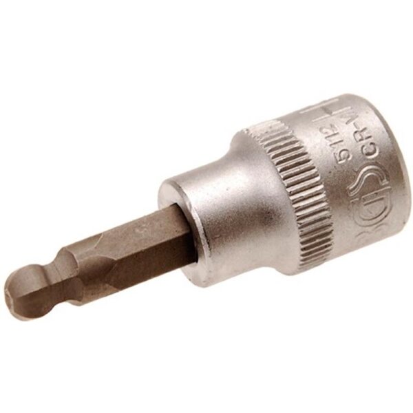 BGS Bit-Einsatz, 5 mm Innensechskant, 10 (3/8), mit Kugelkopf