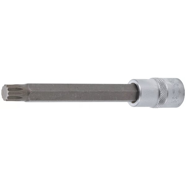 BGS Bit-Einsatz | Länge 140 mm | Antrieb Innenvierkant 12,5 mm (1/2") | Innenvielzahn (für XZN) M12