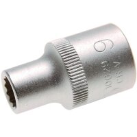 BGS Steckschlüssel-Einsatz 12-kant, 12,5 (1/2), 9 mm