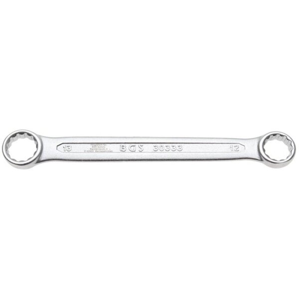 BGS Doppel-Ringschlüssel, extra flach, 12 x 13 mm