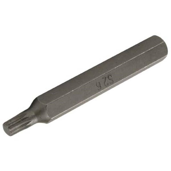 BGS Innenvielzahn-Bit, 75 mm lang, M6, 10 (3/8)