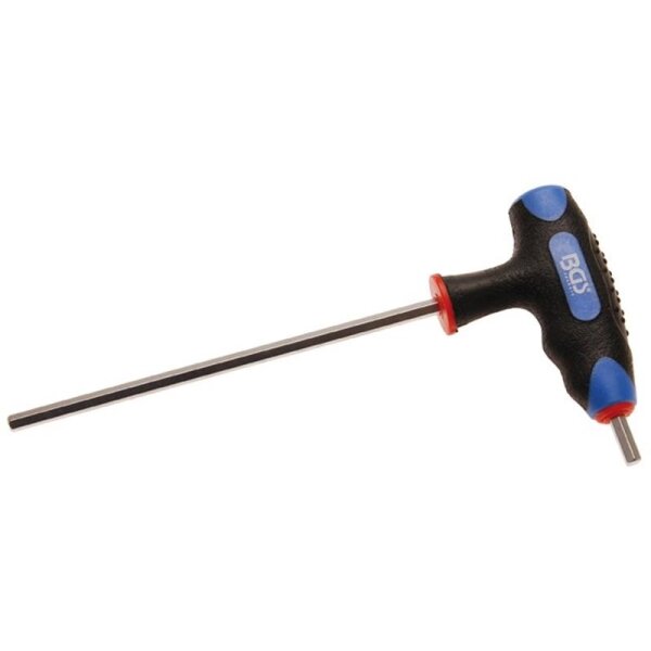 BGS T-Griff-Schlüssel für Innen-6-kant-Schrauben, 5 mm, Länge 140 mm