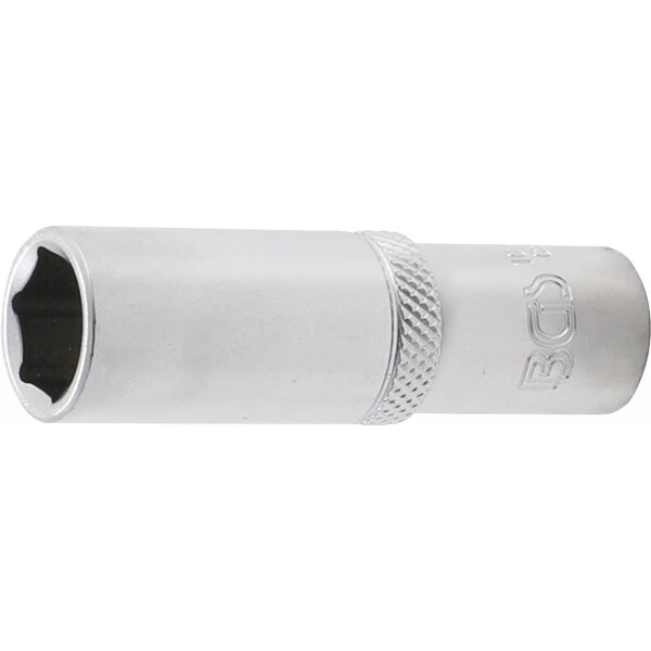 BGS Steckschlüssel-Einsatz Sechskant, tief | Antrieb Innenvierkant 10 mm (3/8") | SW 13 mm