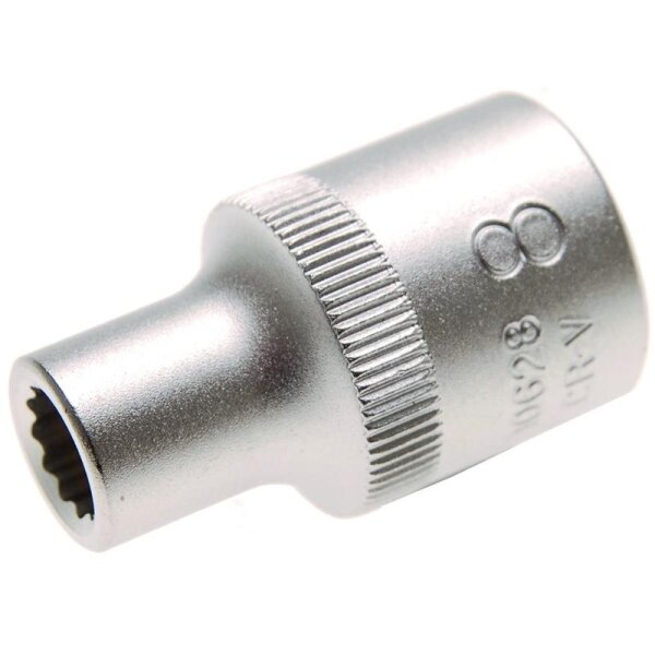 BGS Steckschlüssel-Einsatz 12-kant, 12,5 (1/2), 8 mm
