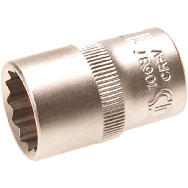 BGS Steckschlüssel-Einsatz 12-kant, 12,5 (1/2), 17 mm