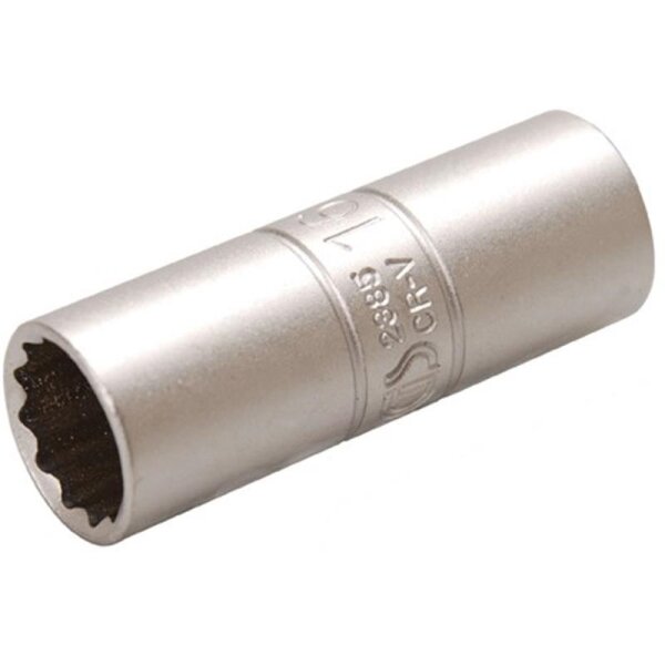 BGS Zündkerzen-Einsatz mit Haltegummi, 12,5 (1/2), 16 mm