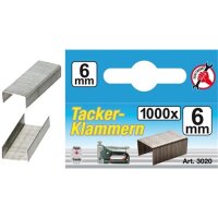 BGS DIY Klammern à 1000 Stück, 6 mm