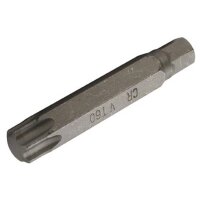 BGS T-Profil Bit ohne Bohrung, 75 mm lang, T60, 14 mm 6-kant