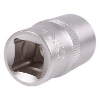 BGS Steckschlüssel-Einsatz Sechskant | Antrieb Innenvierkant 12,5 mm (1/2") | SW 11/16"