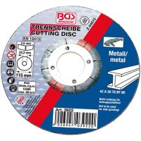 BGS Trennscheibe für Metall 115 x 2,5 mm, Typ 42