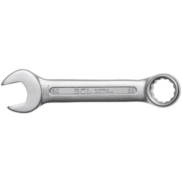 BGS Maul-Ring-Schlüssel, extra kurz, 14 mm
