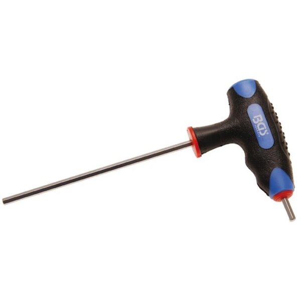 BGS T-Griff-Schlüssel für Innen-6-kant-Schrauben, 4 mm, Länge 120 mm