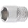 BGS Steckschlüssel-Einsatz Sechskant | Antrieb Innenvierkant 6,3 mm (1/4") | SW 1/2"