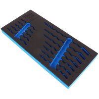BGS 1/3 Werkstattwageneinlage, leer für: Maul-Ringschlüssel-Satz, 6-22 mm, 12-tlg.