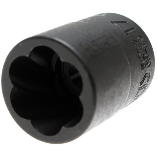 BGS Spezial-Steckschlüsseleinsatz / Schraubenausdreher, 10 (3/8), 17 mm