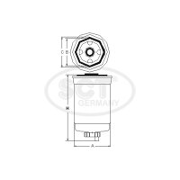 SCT Germany Kraftstofffilter