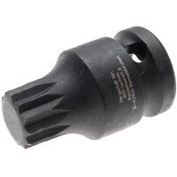 BGS Kraft-Biteinsatz, Innenvielzahn, M16, 12,5 (1/2), 40 mm