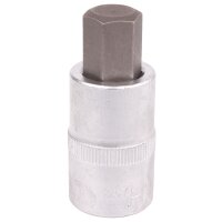 BGS Bit-Einsatz, Innen-6-Kant, 12,5 (1/2), 53 mm lang, 14 mm