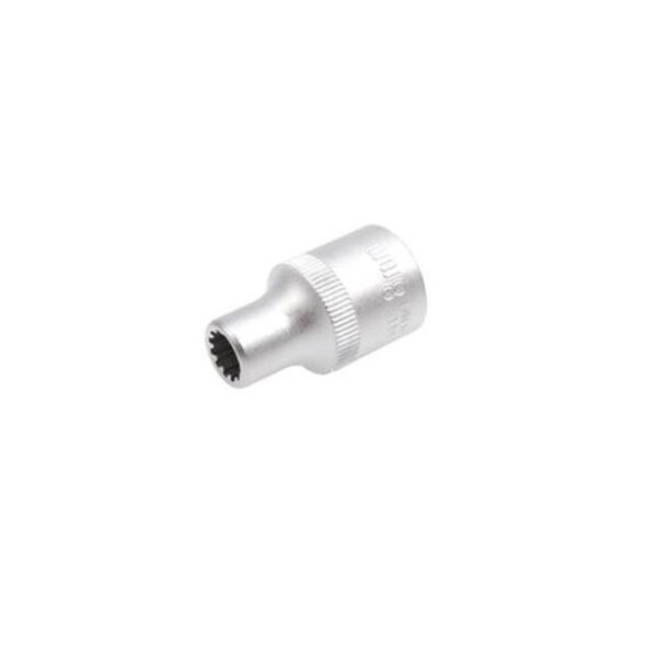 BGS Steckschlüssel Einsatz 10 mm Vielzahn 1/2 Zoll Torx Werkzeug 6-Kant 12-Kant Nuss