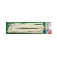 BGS Kabelbinder Sortiment 50-tlg., Weiß 4,8 x 300...