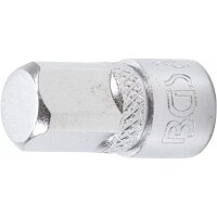 BGS Adapter, matt verchromt, 10 (3/8) außen - 6,3...