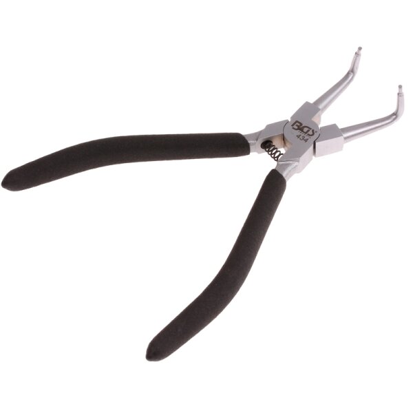 BGS Sprengringzange, 180 mm, gebogen, für Innensprengringe
