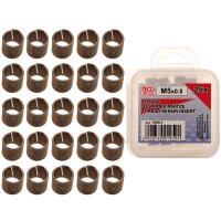 BGS Ersatz-Gewindeeinsätze | M5 x 0,8 mm | 25-tlg.