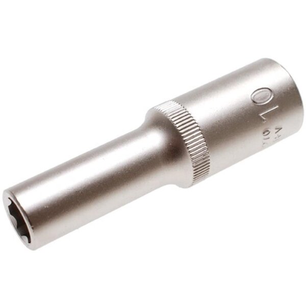 BGS Steckschlüssel-Einsatz, 12,5 (1/2), Super Lock, tief, 10 mm