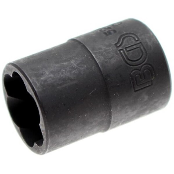 BGS Spezial-Steckschlüsseleinsatz / Schraubenausdreher, 12,5 (1/2), 16 mm