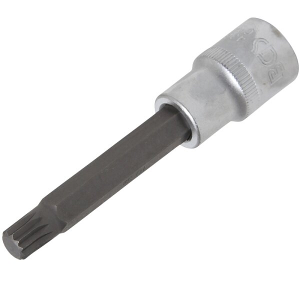 BGS Bit-Einsatz | Länge 100 mm | Antrieb Innenvierkant 12,5 mm (1/2") | Innenvielzahn (für XZN) M10