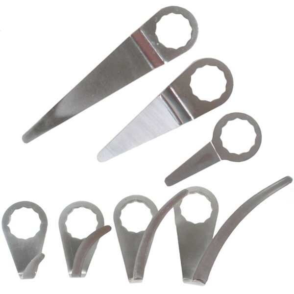 BGS Schneidmesserset für Druckluft-Ausglaser | für Art. 3218, 9291 | 7-tlg.