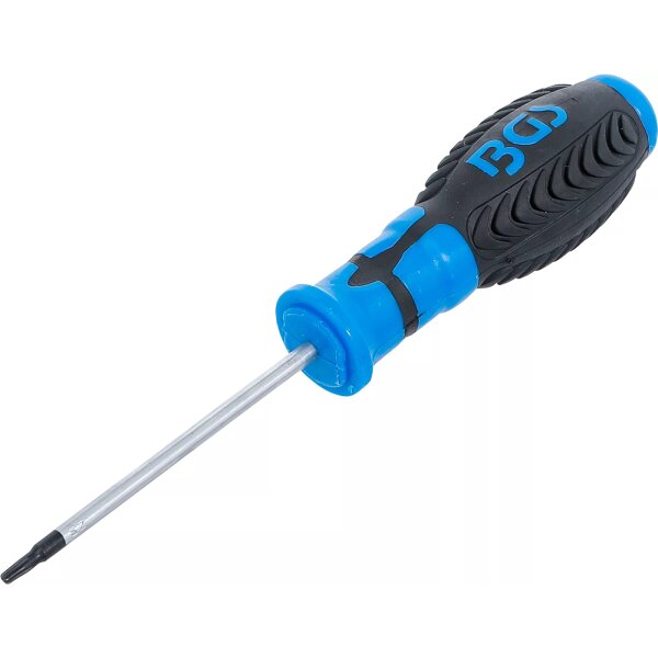 BGS Schraubendreher | T-Profil (für Torx) mit Bohrung T10 | Klingenlänge 80mm