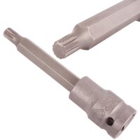 Kraft-Bit-Einsatz, Innenvielzahn, M8x8x110 mm, 12,5 (1/2)