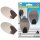 BGS Edelstahl-Klebehaken 2-tlg., 4,5 x 7 cm Traglast max. 1,5 kg