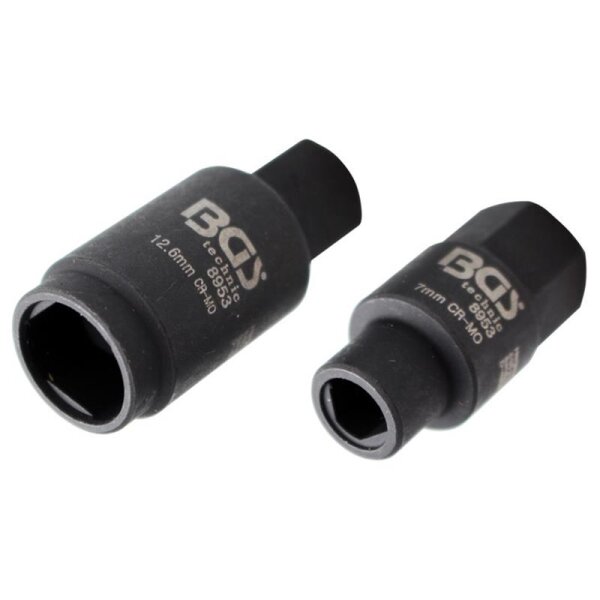 BGS 3-Kant-Einsätze für Bosch Einspritzpumpen, 7 & 12,6 mm
