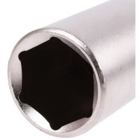 BGS Zündkerzen-Einsatz, matt verchromt, 12,5 (1/2) Antrieb, SW 16 mm